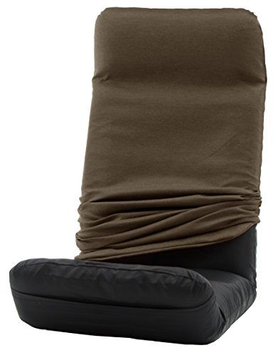 セルタン 座椅子 高反発 カバーが洗える 堕落チェア 上タイプ ダリアンブラウン A 565 UEa 561 BR