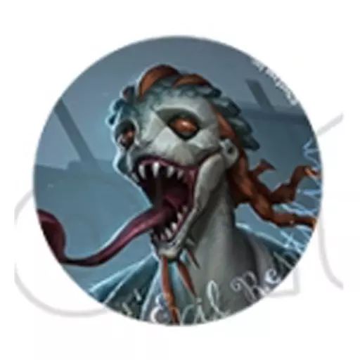 Identity V 第五人格 魔トカゲ ルキノ・ディルシ 設定画 缶バッジ 中古】バッジ・ピンズ 魔トカゲ(ルキノ・ディルシ) 「Identity V