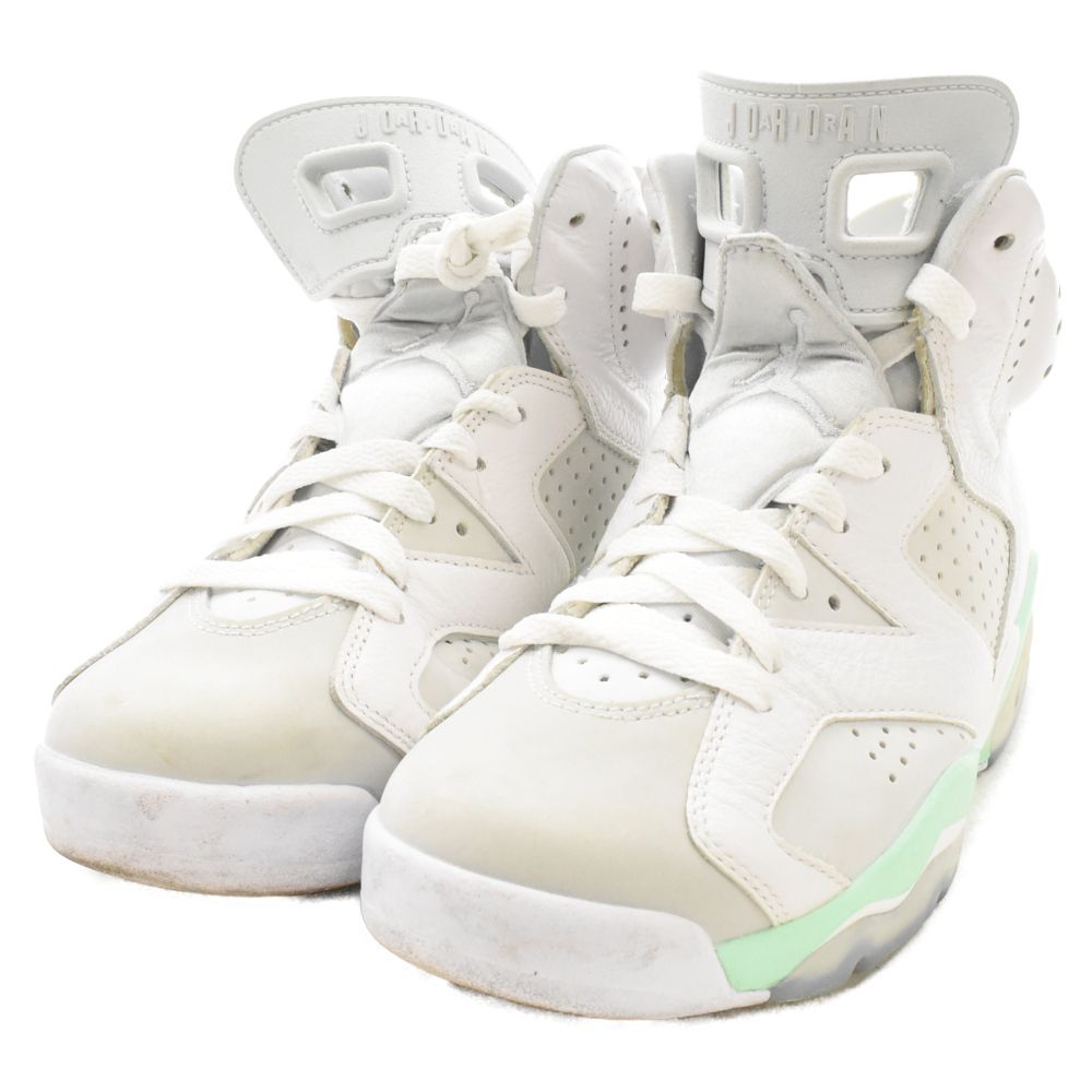 NIKE (ナイキ) WMNS AIR JORDAN6 RETRO MINT FORM ウィメンズ エアジョーダン6 レトロ ハイカットスニーカー  DQ4914-103 ホワイト US7/24cm - メルカリ