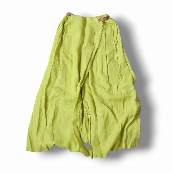 O NEIL OF DUBLIN オニールオブダブリン リネンカシュクールスカート 43J0501