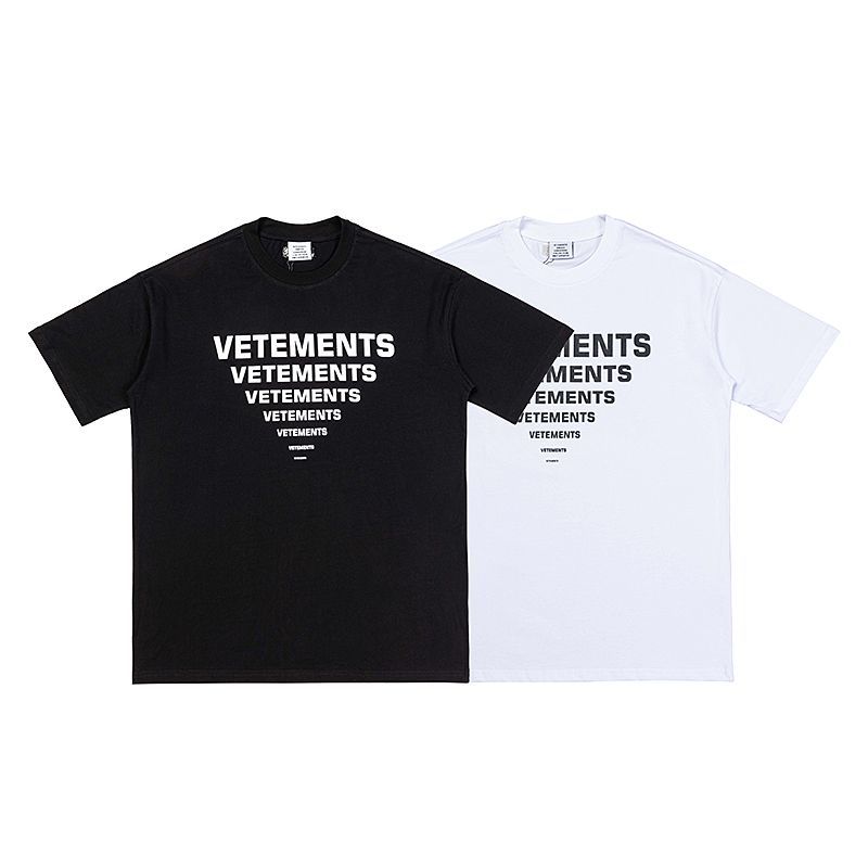 VETEMENTS 新品未使用 ヴェトモン Tシャツ 男女兼用 2色 希少品 【2枚20000円送料無料】 AB111 - メルカリ