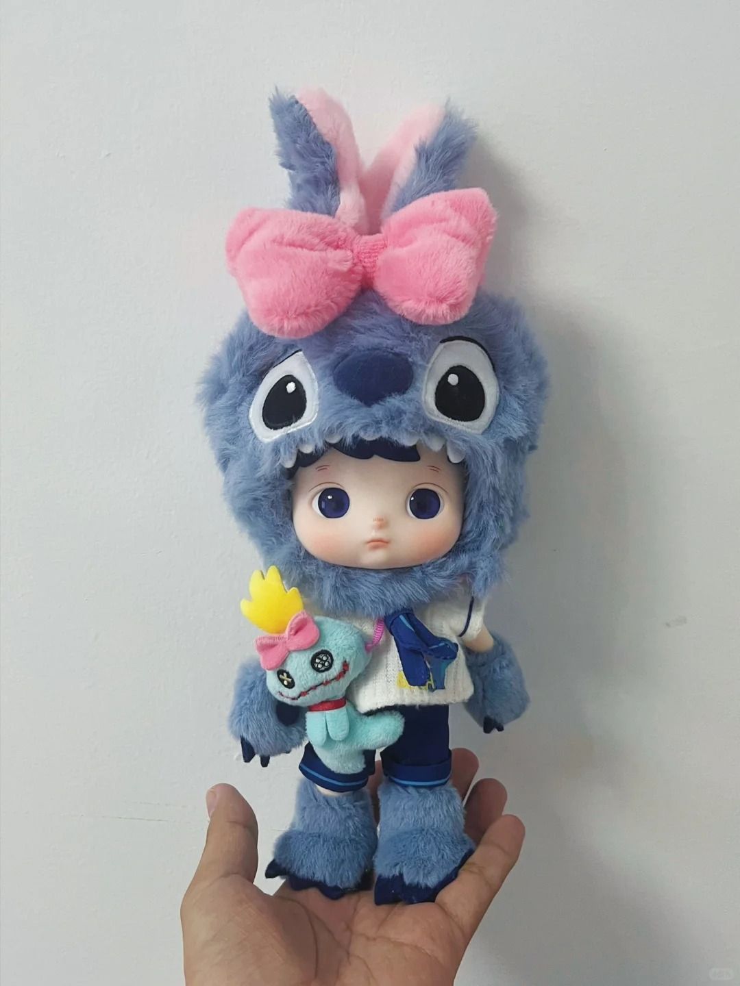 新品 Disney x POP MART HACIPUPU スティッチ 1/8 可動人形