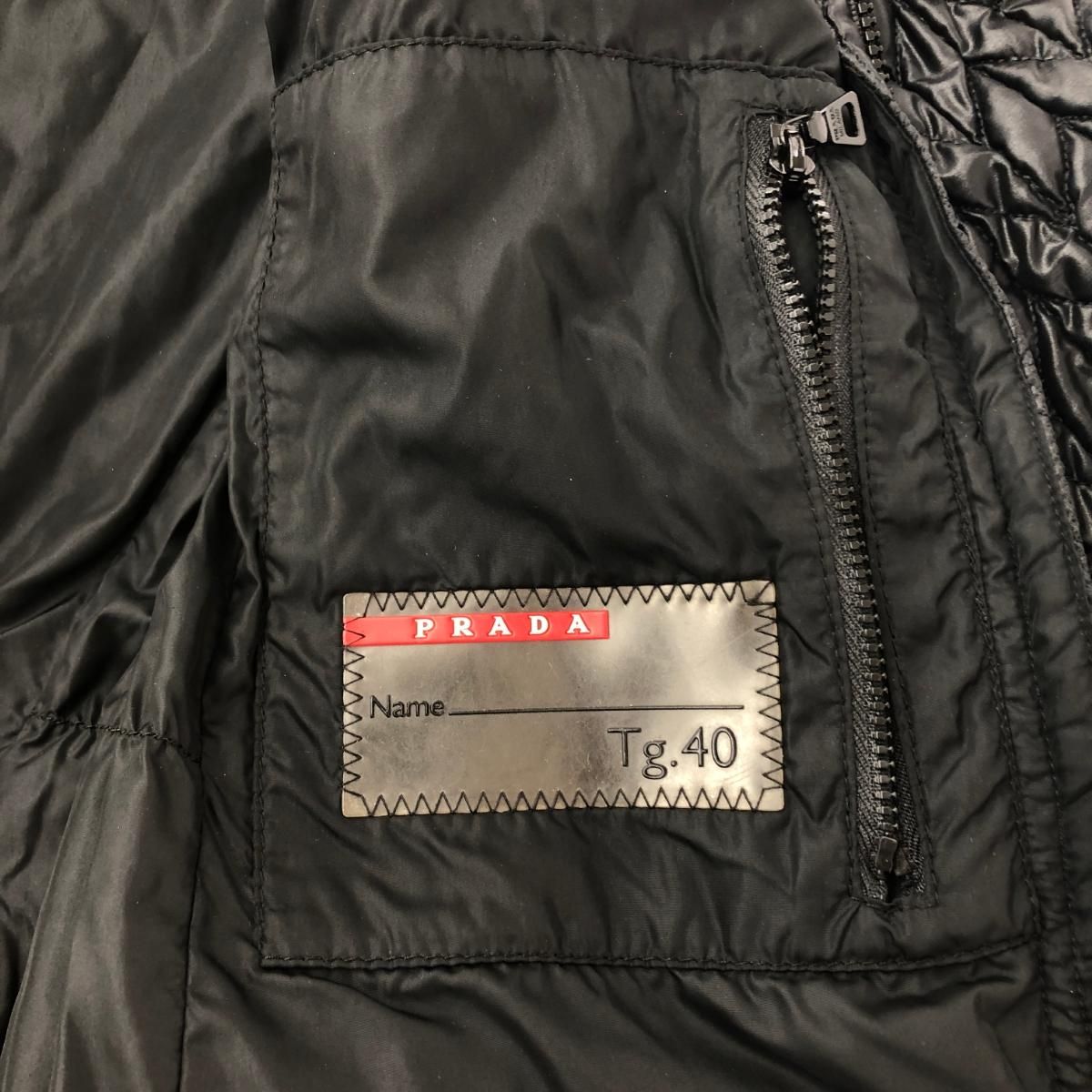 PRADA SPORTS プラダスポーツ フライフロント キルティングジャケット 
