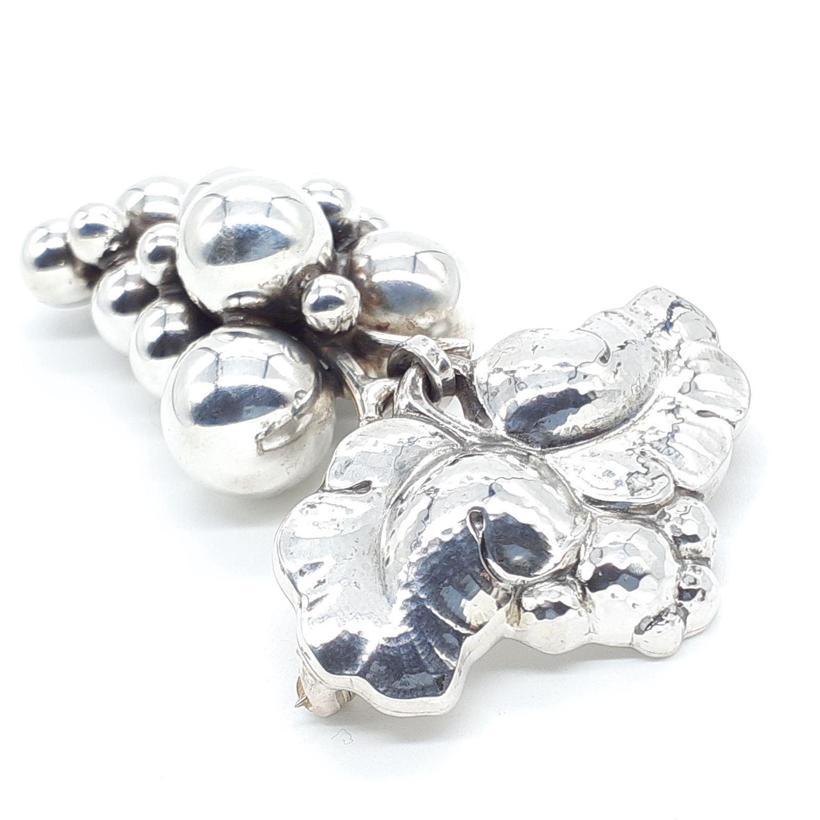 GeorgJensen 北欧モダンデザイン シルバーブローチ ジョージジェンセン