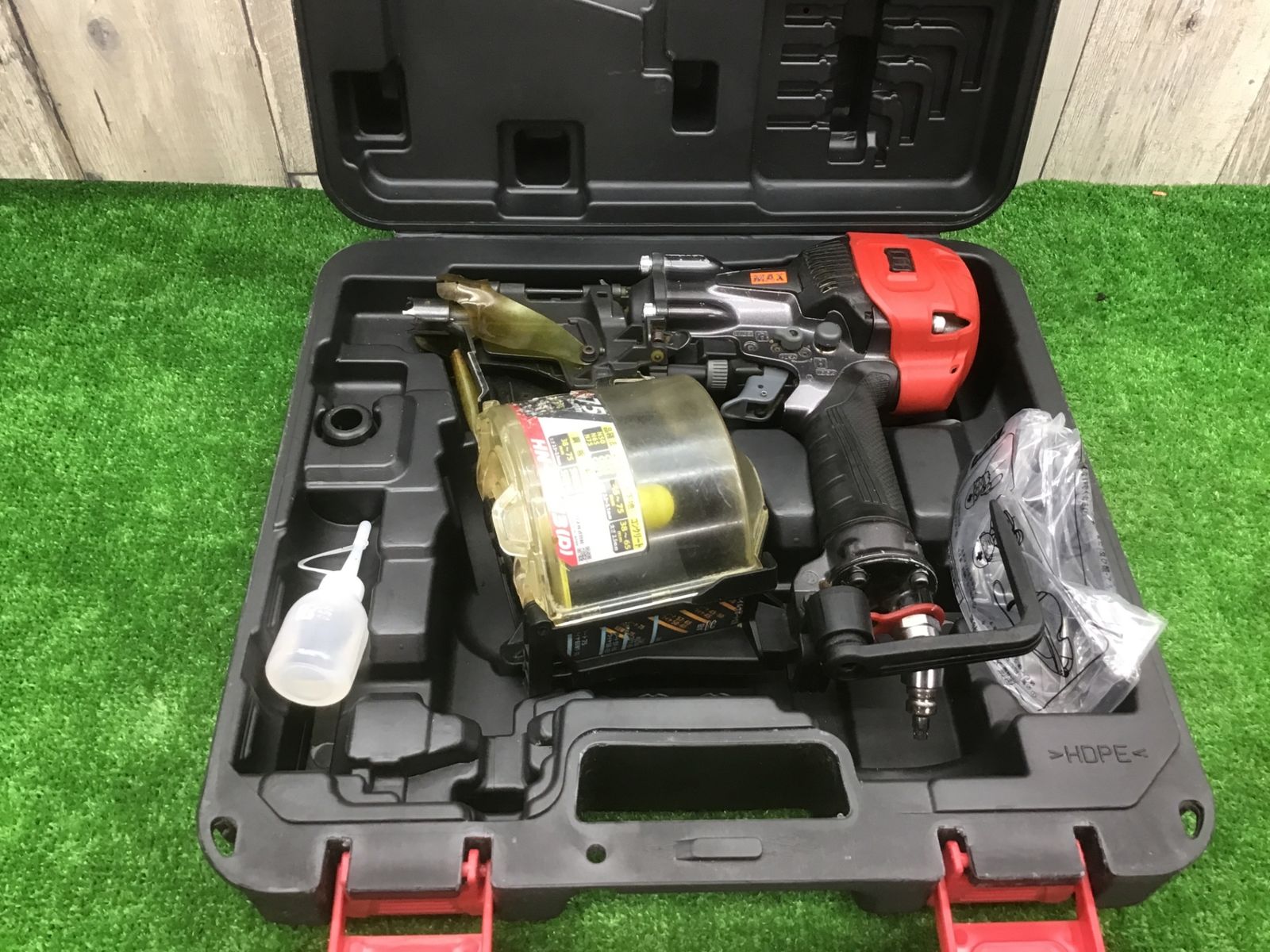 動作品 □マックス MAX 高圧エア釘打ち機 HN-75N3 D -G□アクトツール富山店□C
