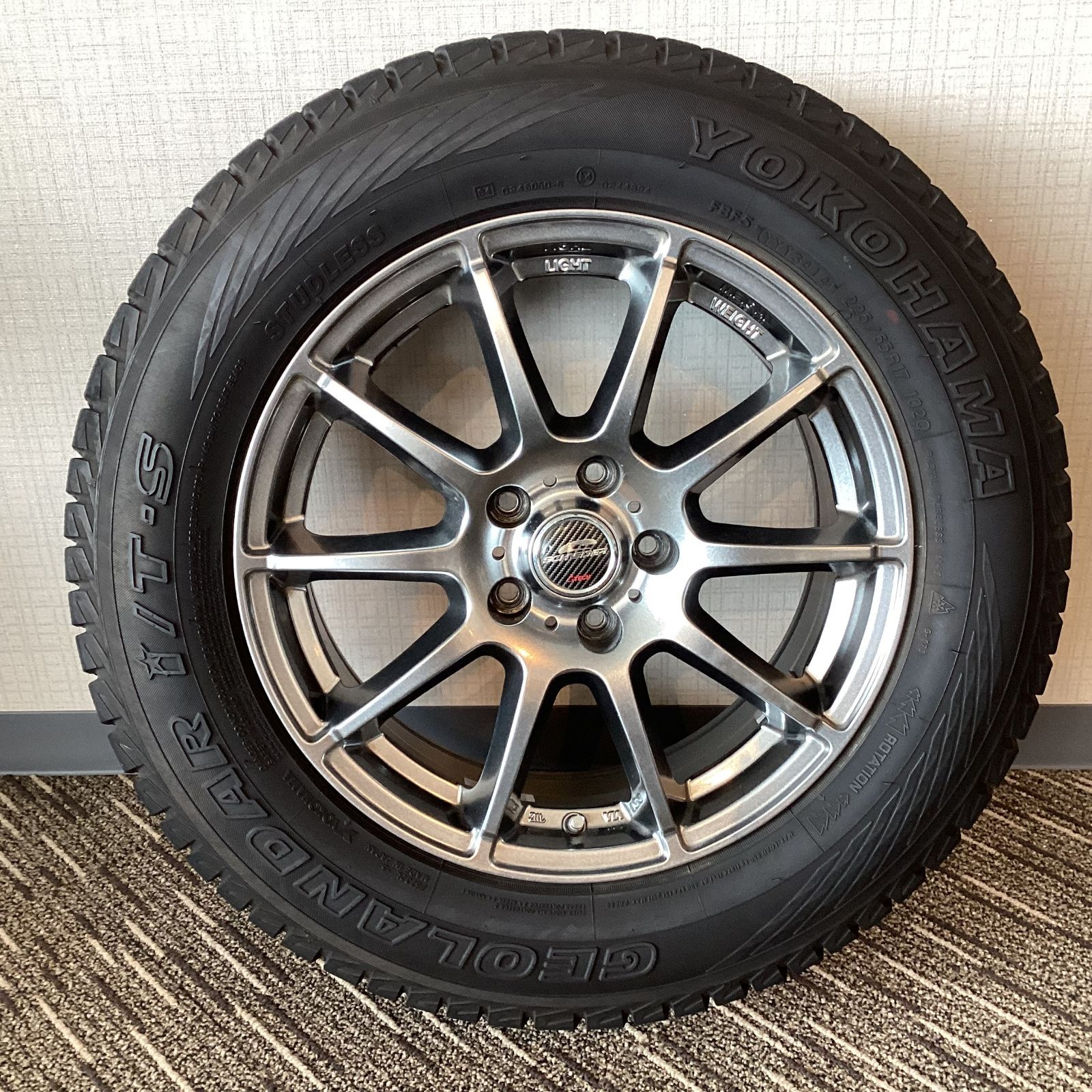 9,680円ハリアー他　美品　A-TECH 17X7J  114.3＋38　5穴　4本