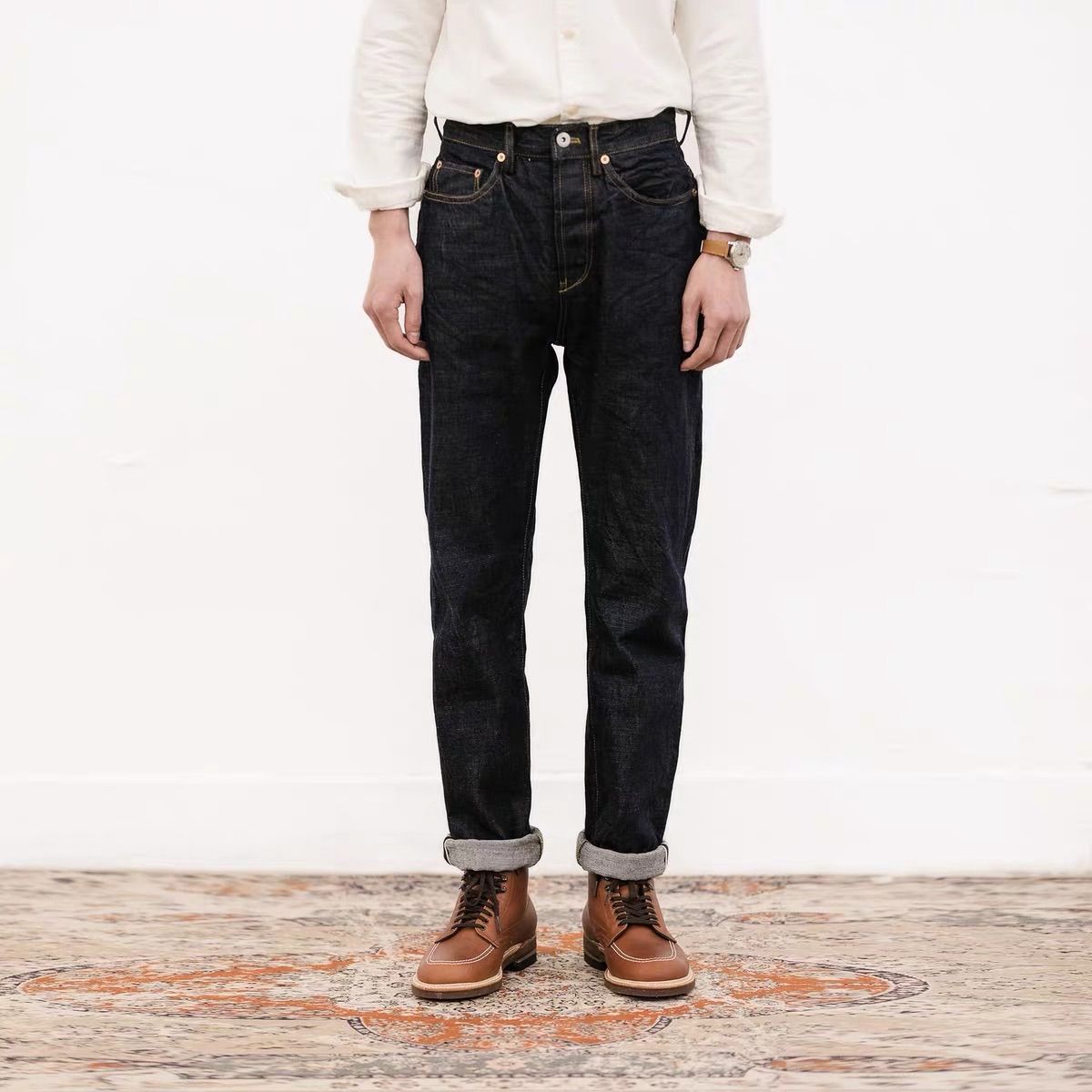 NVGS Onewash Indigo Denim オリジナルセルビッチジーンズ - メルカリ