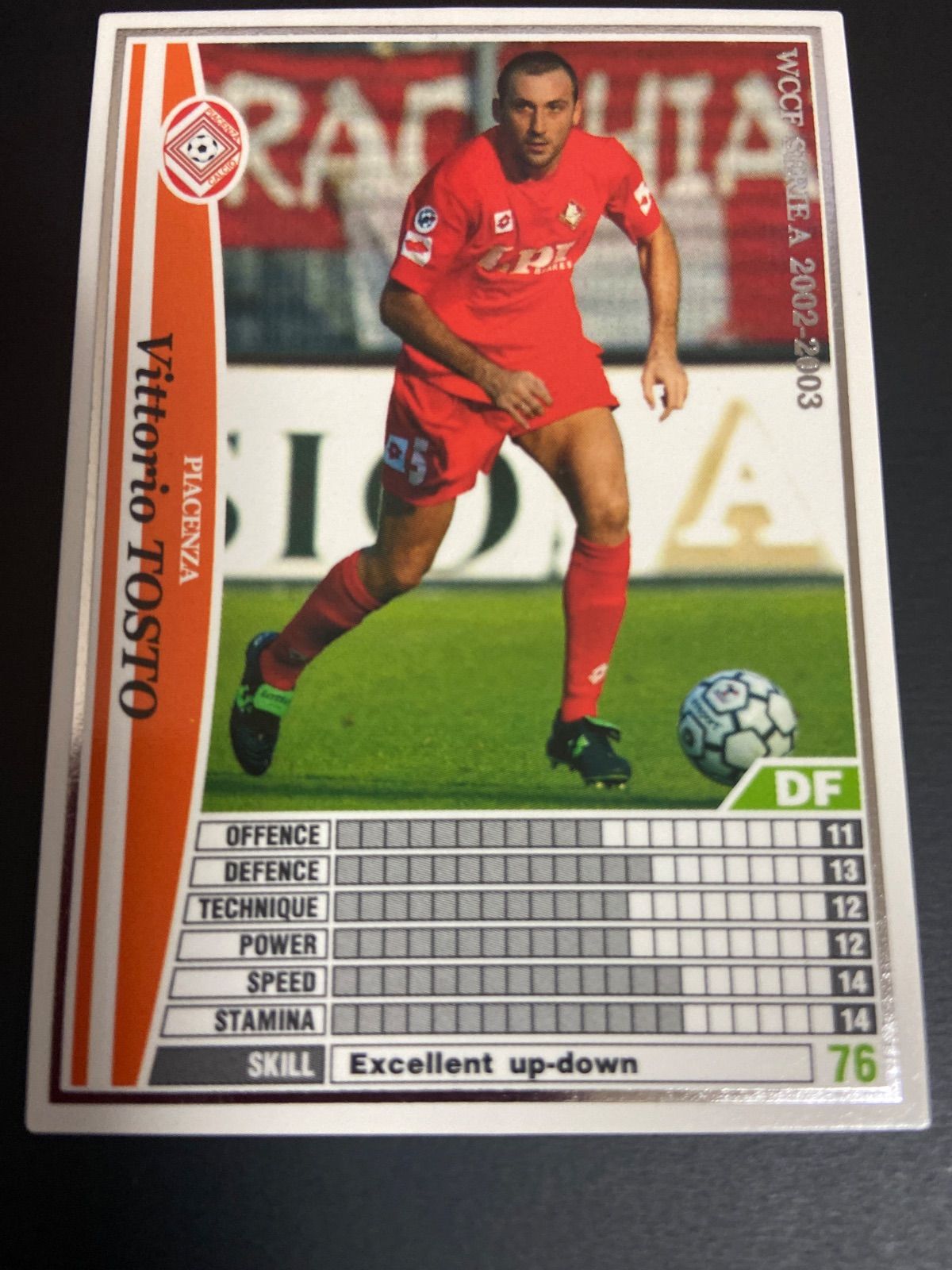 wccfセリエＡ ☆中古☆ トレーディングカード サッカーカード WCCF セリエ A 2002