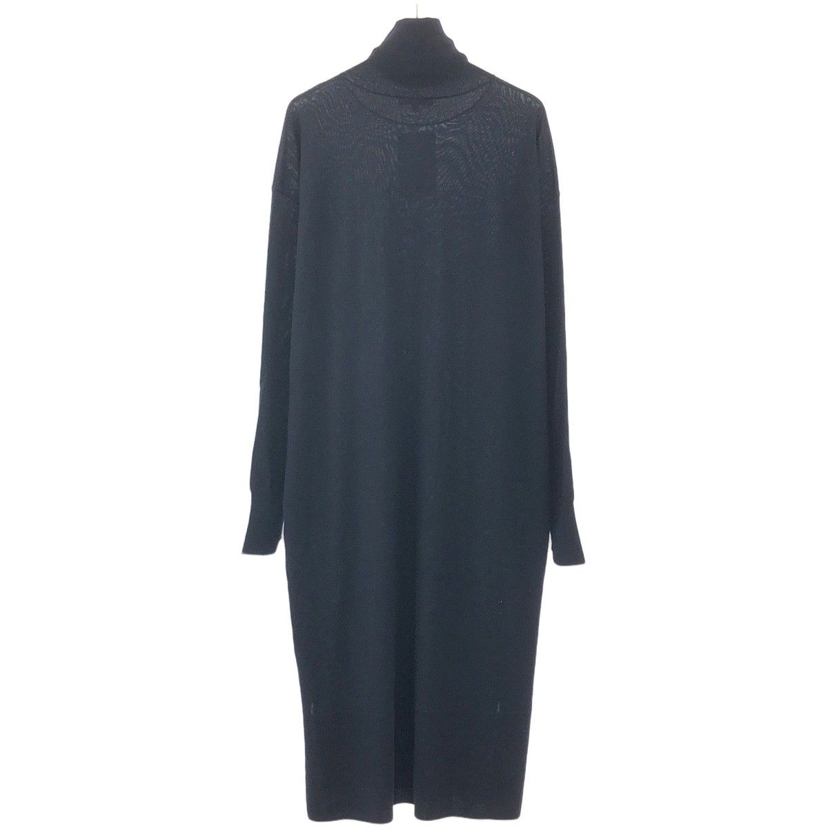 BLAMINK ブラミンク ウールカシミヤ18Gタートルニット ワンピース 7926