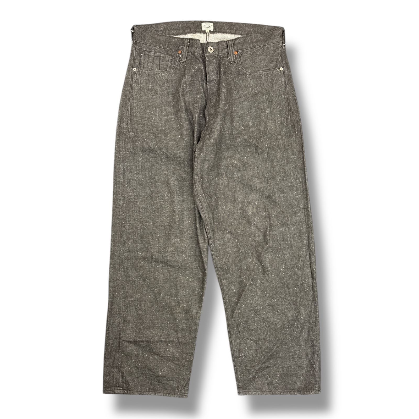 参考上代33000円 GOLD RECYCLED WASTE SUVIN COTTON YARN 11.5oz
