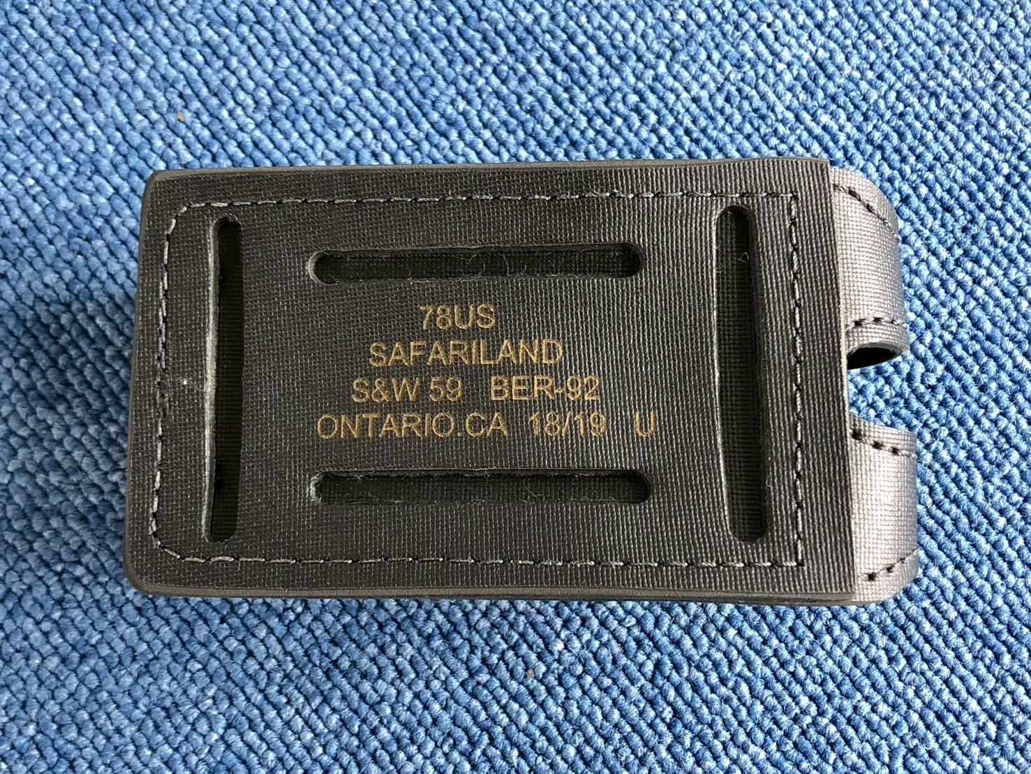 米軍放出品】未使用品 サファリランド ポリスベルト6点セット XS