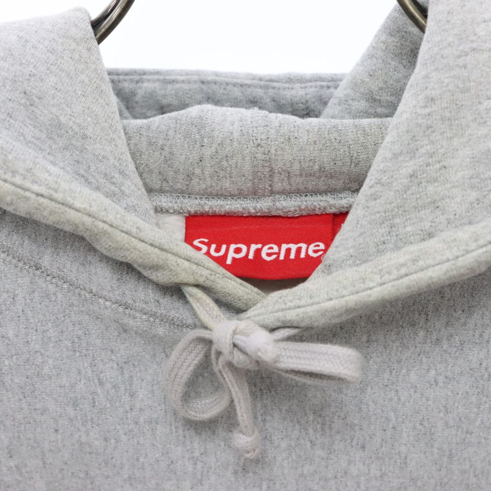 SUPREME (シュプリーム) 16AW Box Logo Hooded Sweatshirt ボックスロゴフーデッドスウェットシャツ プルオーバーパーカー  グレー - メルカリ