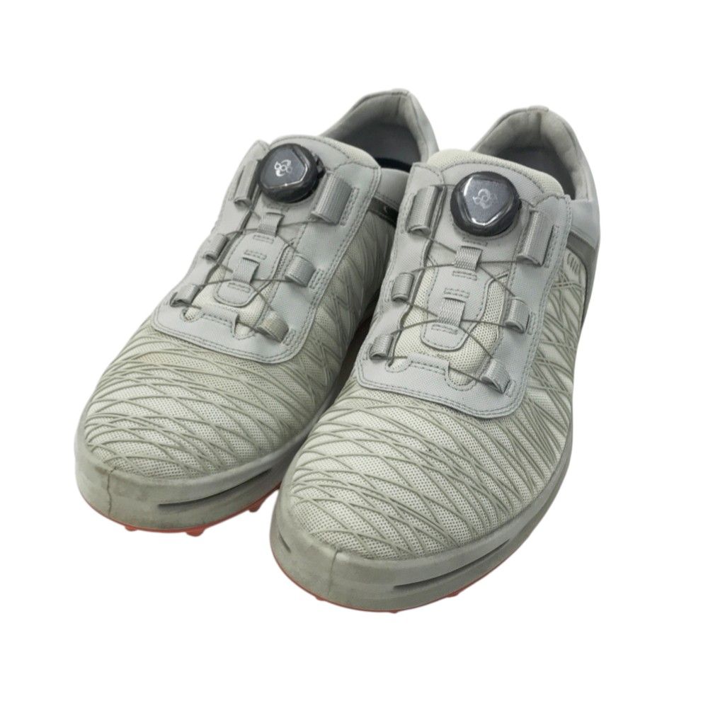 新品未使用　ecco 42 スパイクレスシューズ ecco エコー CAGE PRO スパイクレス ゴルフシューズ グレー系 42