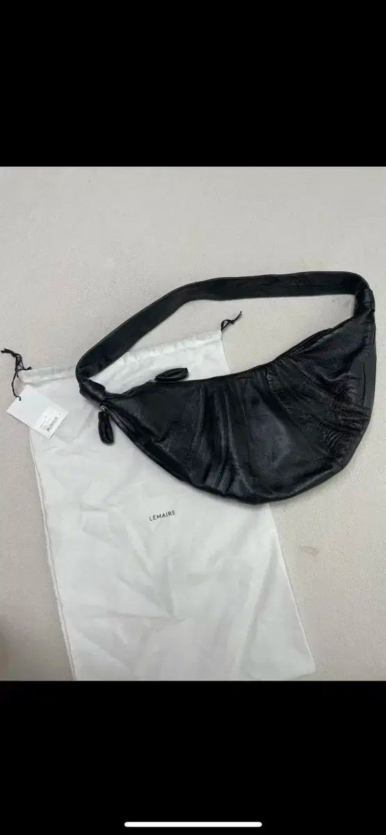 LEMAIRE ルメール クロワッサン バムバッグ ラージ ブラック