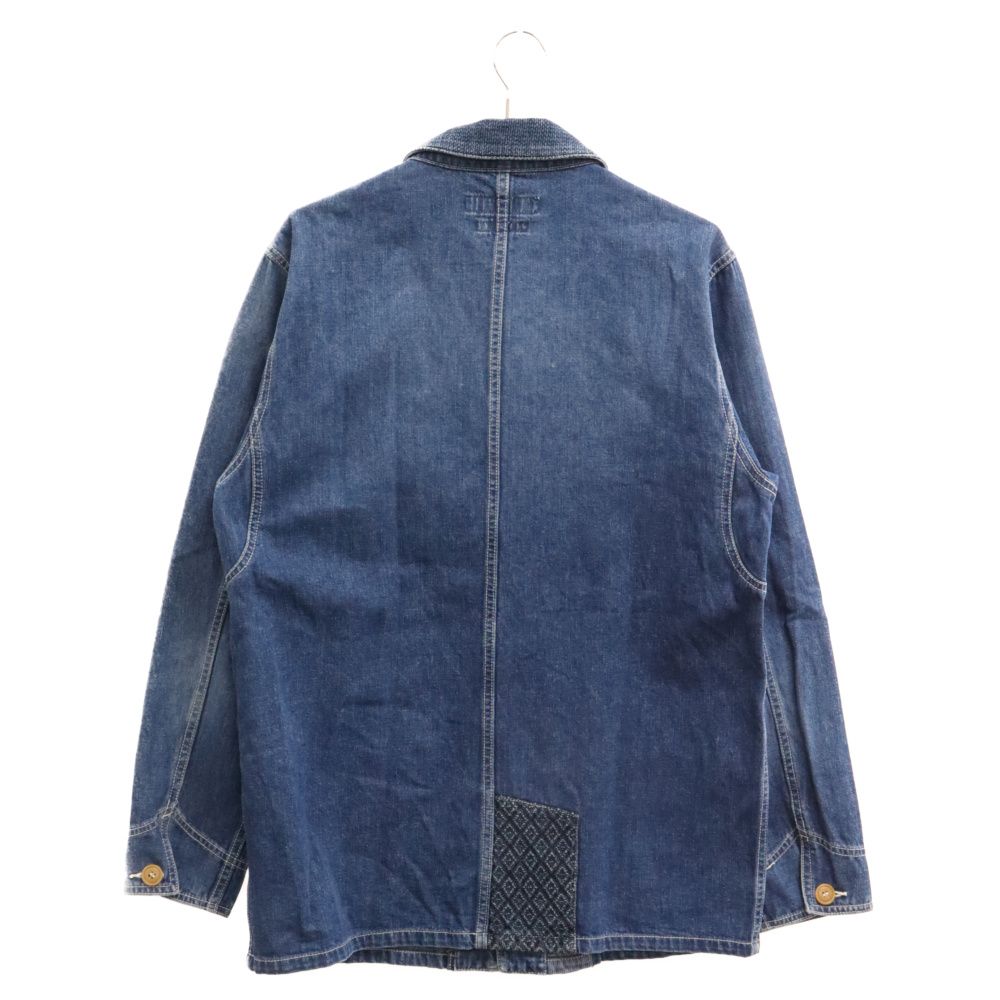 FDMTL (ファンダメンタル) パッチワーク デニムシャツジャケット
