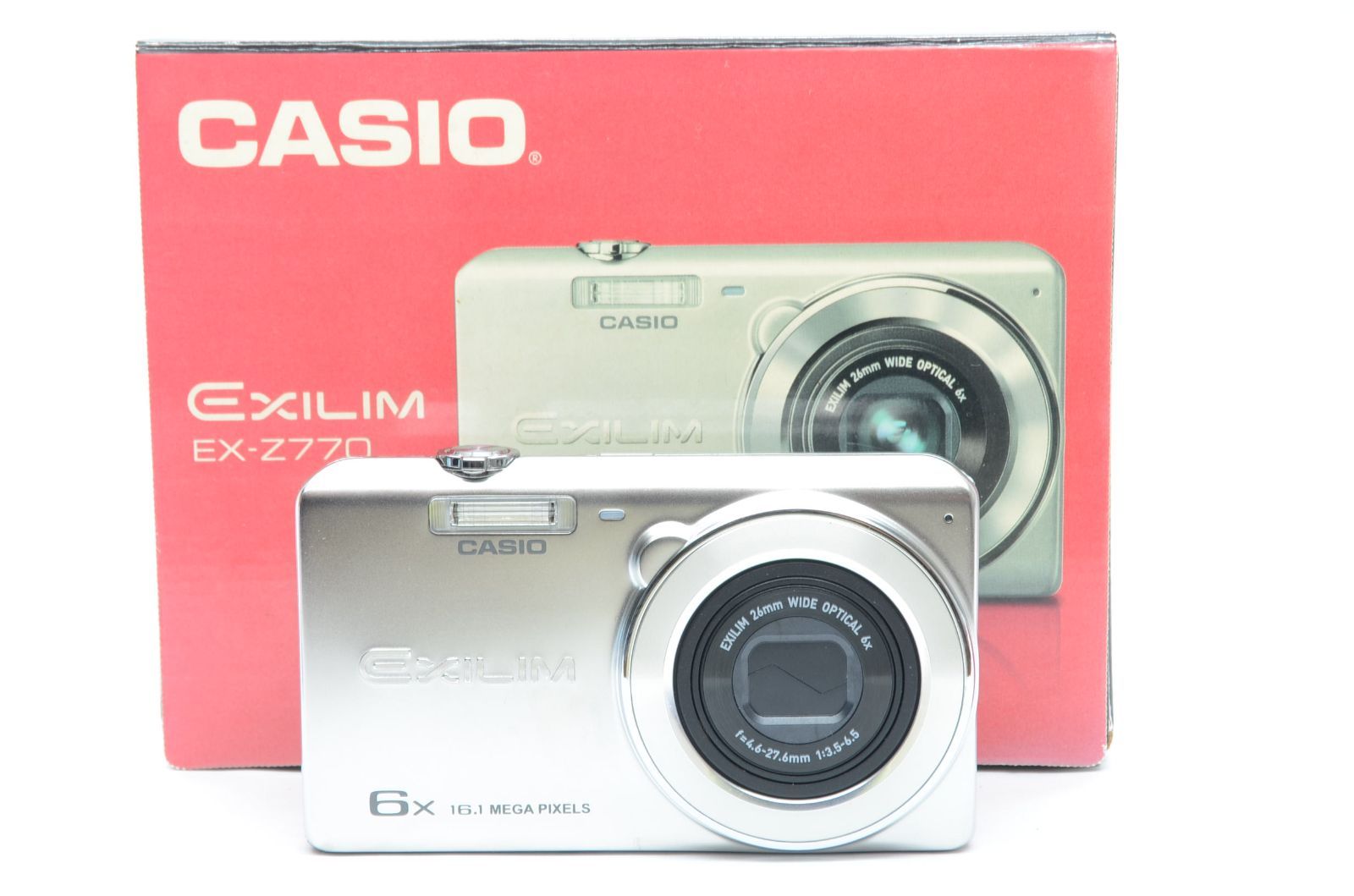 カシオ CASIO EXILIM EX-Z770 シルバー コンパクトデジタルカメラ 