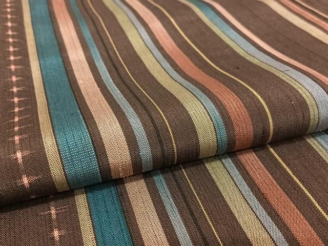 平和屋着物○上質な紬 縞 正絹 逸品 未使用 AAAV9088np