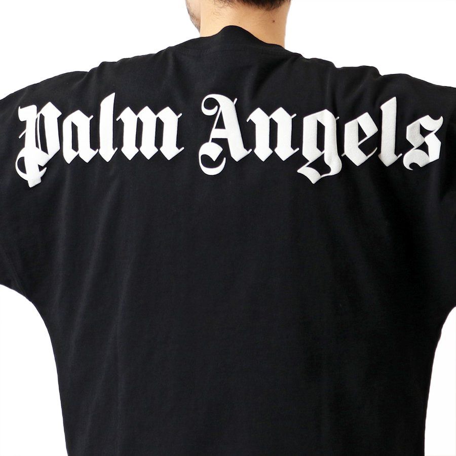 大得価格安2 PALM ANGELS オーバーサイズ ロンT 長袖 Tシャツ sizeS Tシャツ/カットソー(七分/長袖)