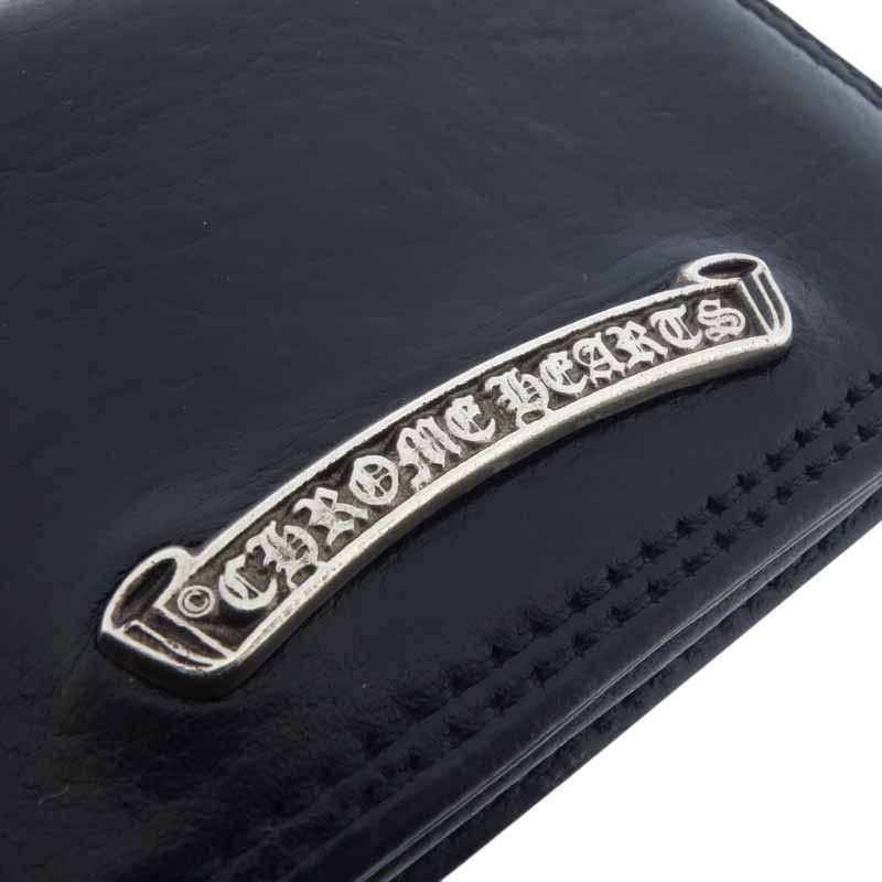クロムハーツ CHROME HEARTS CARD CASE グロメット付きレザーカードケース ブラック サイズ ユニセックス表記なし USTAUSTRALIA_COM_AU