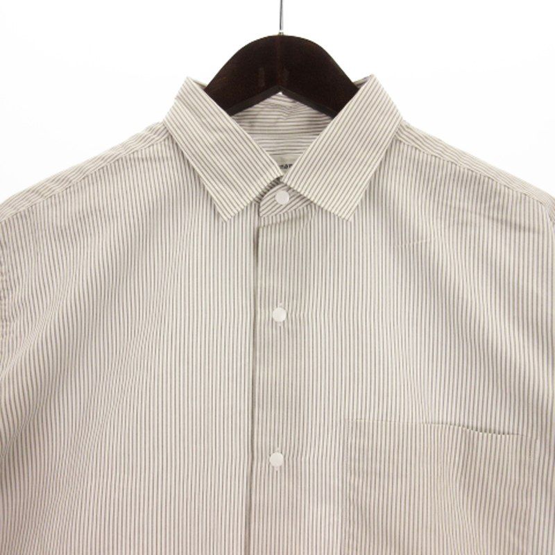 ナナミカ nanamica Regular Collar Stripe Wind Shirt ナナミカ nanamica Regular Collar Stripe Wind Shirt