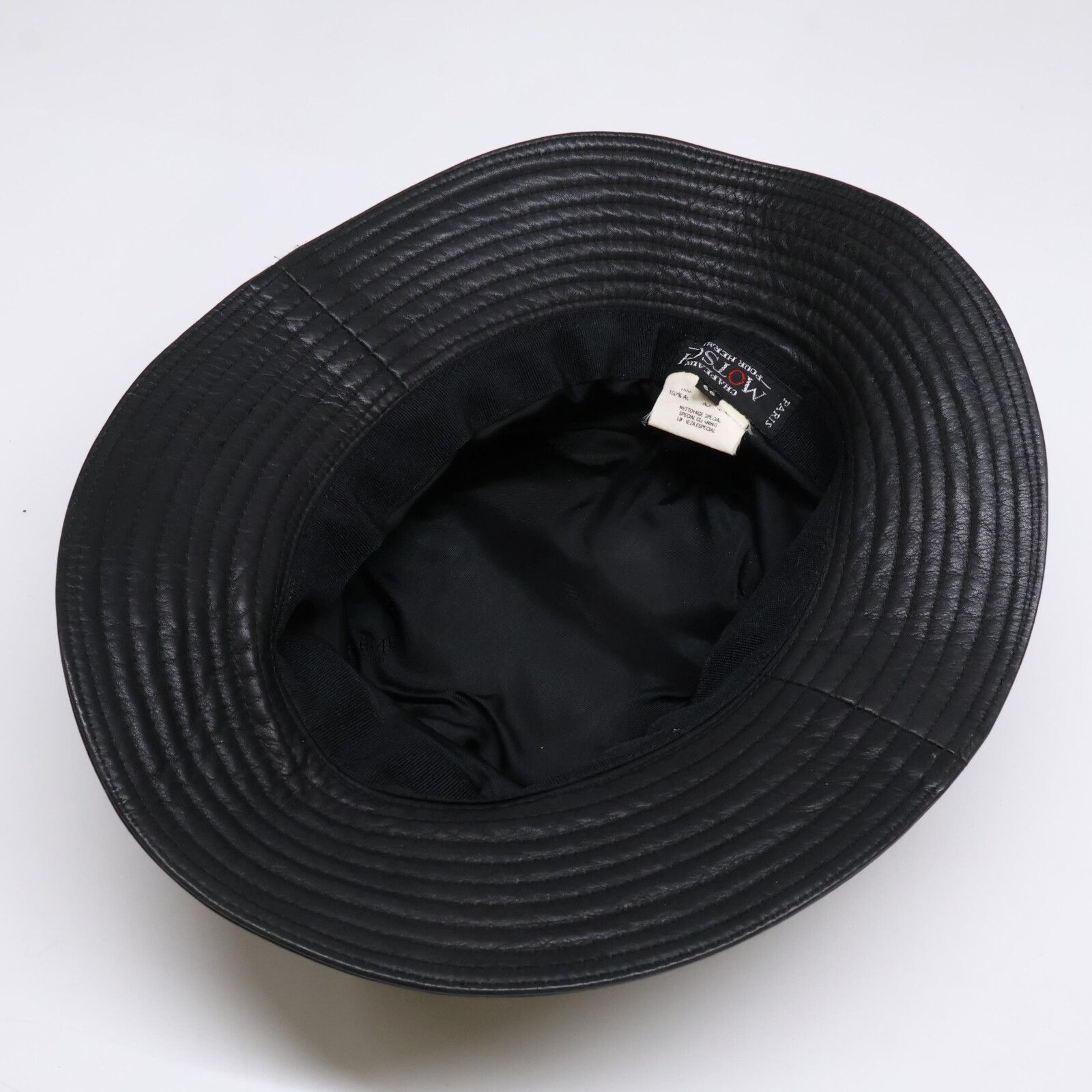 HERMES エルメス MOTSCH HERMES モッチエルメス レザー バケットハット