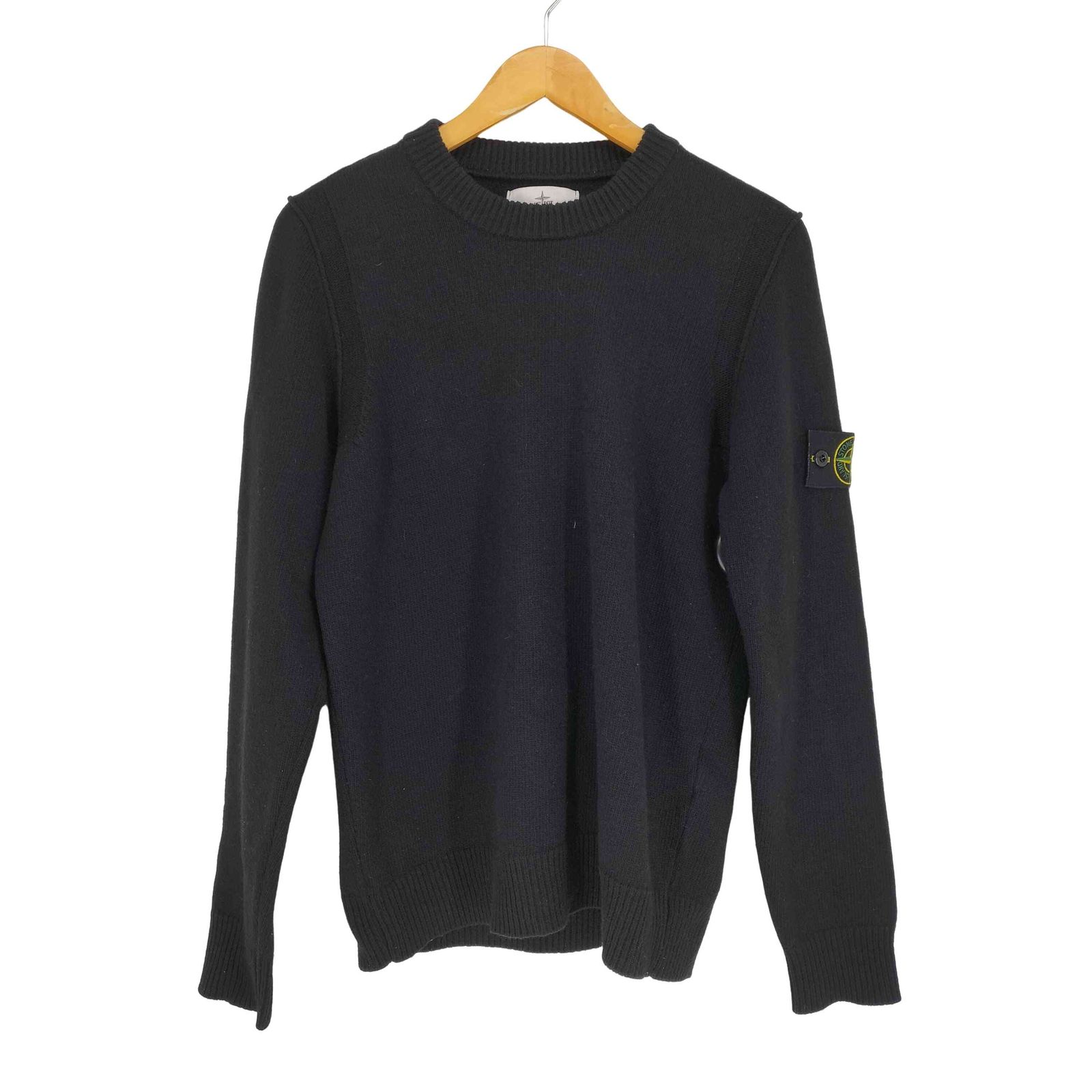 ストーンアイランド STONE ISLAND 24AW MAGLIA ラムウール クルーネックセーター メンズ JPN S