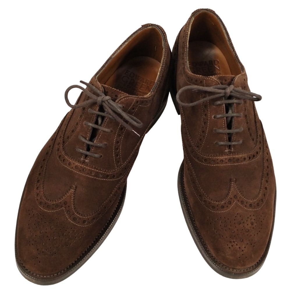 EDWARD GREEN エドワードグリーン カドガン セミブローグ シューズ ドレスシューズ ブラウン サイズ UK6 US6.5 24.5cm 正規品 | 40634