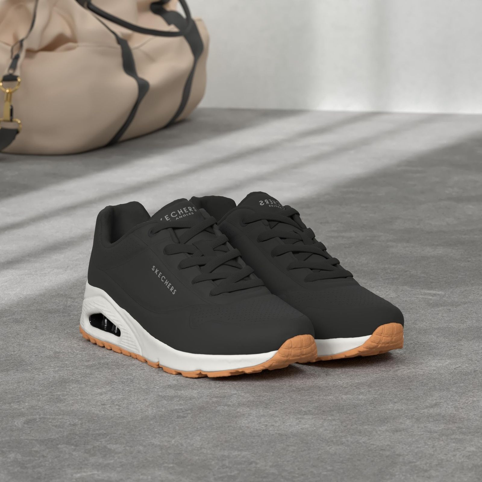 スケッチャーズ スニーカー Uno-Stand Air_73690 レディース BLK 23.0 cm