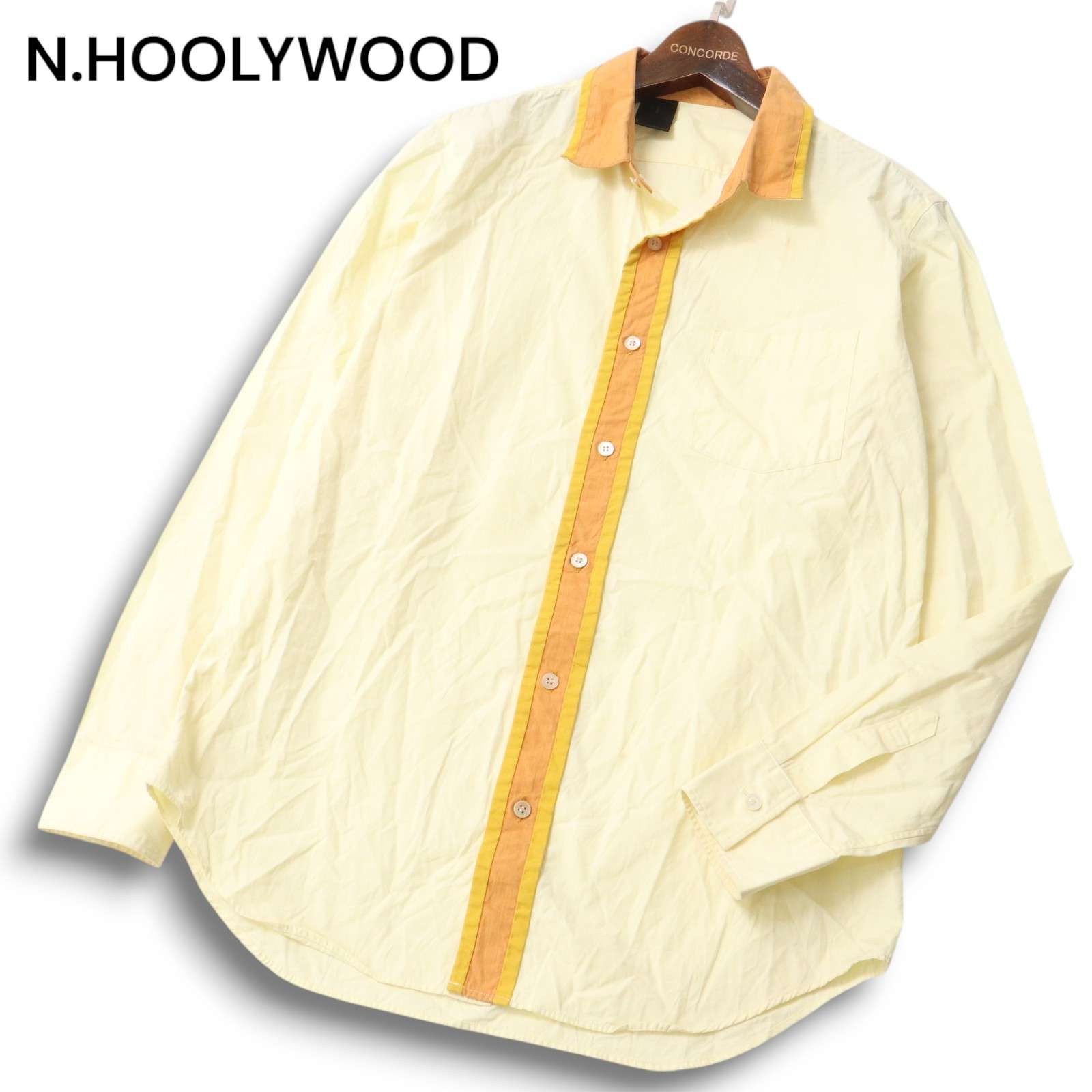 N.HOOLYWOOD エヌハリウッド 長袖シャツ N.HOOLYWOOD(エヌハリウッド) / 長袖シャツ/38/コットン/NVY