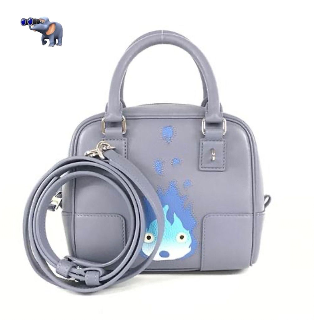 レア品】 LOEWE ロエベ ショルダーバッグ ジブリ ハウルの動く城 レア品】 LOEWE ロエベ ショルダーバッグ ジブリ ハウルの動く城