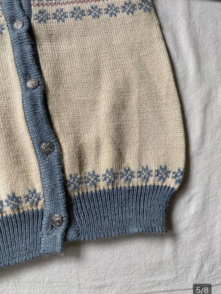 80s 90s L.L.Bean ノルディック ニット カーディガン / チロリアン