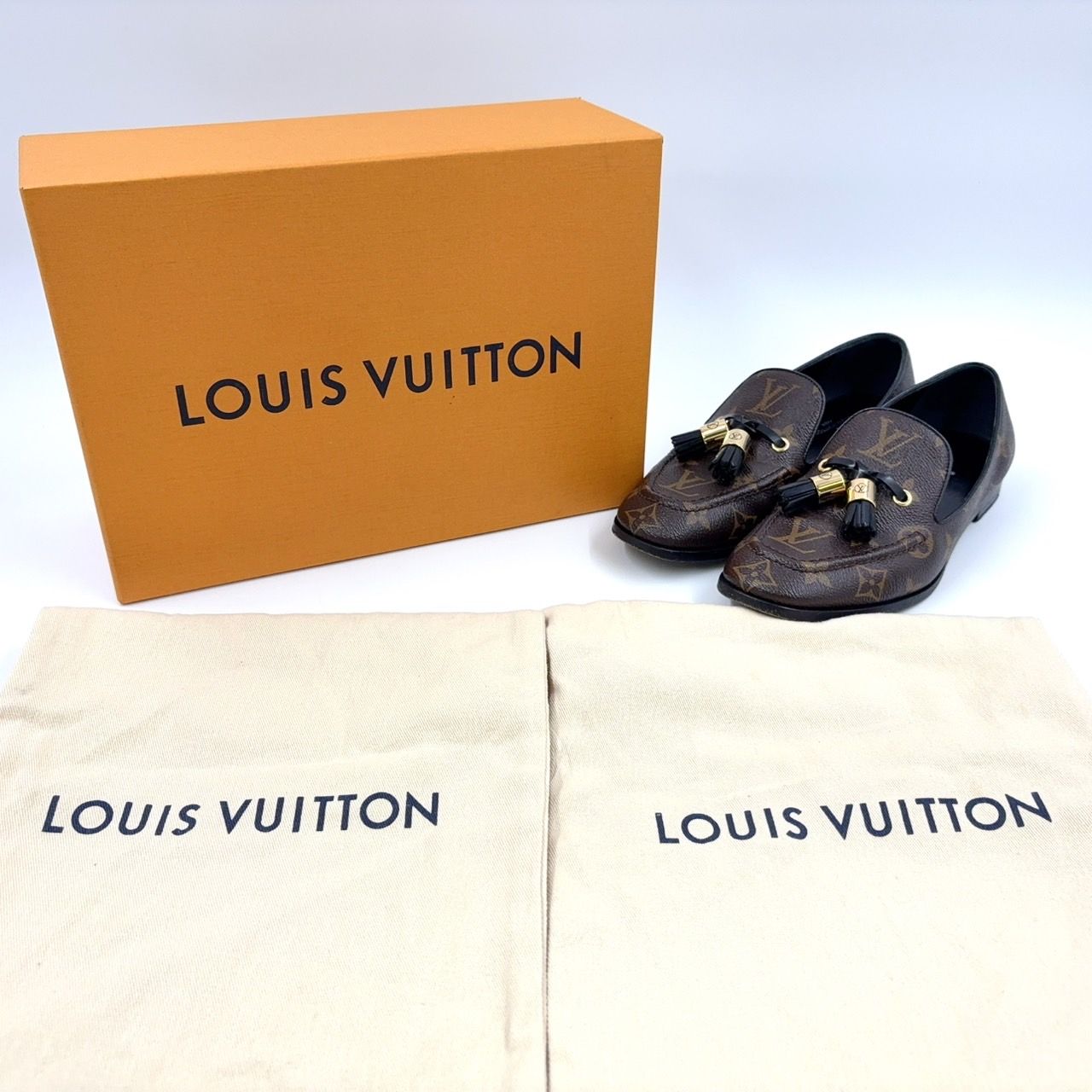 Louis Vuitton ブラウンパンプス org.jpg