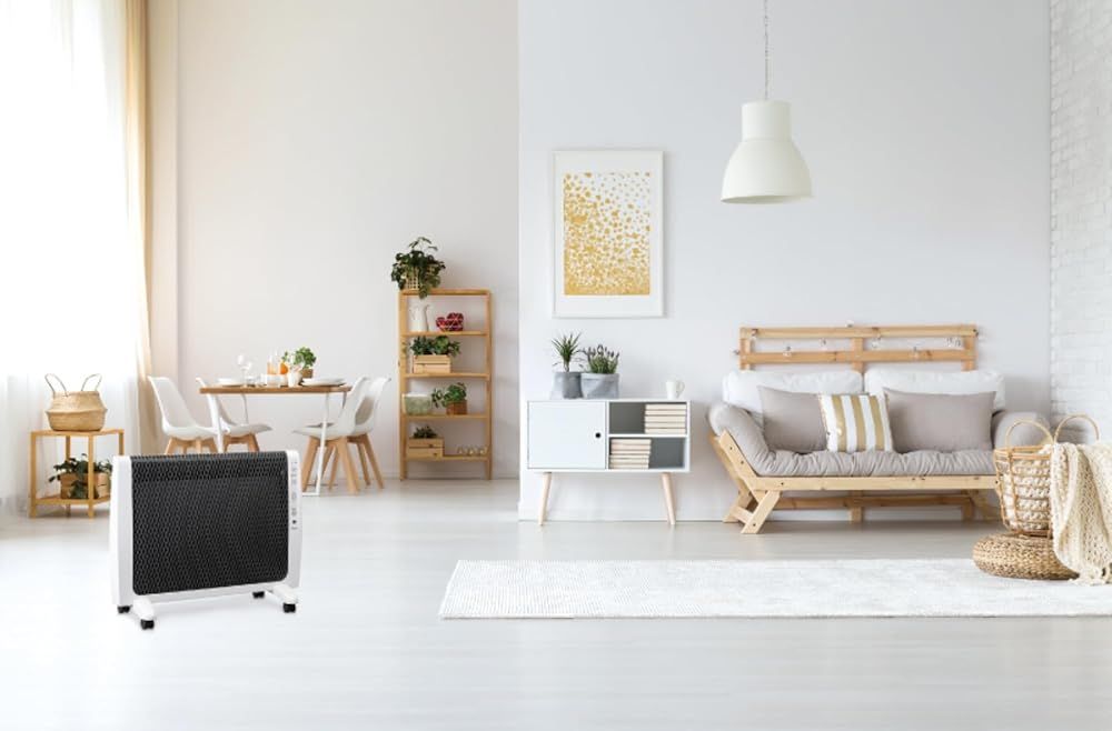 ゼンケン 超薄型 遠赤外線暖房機 RH-2202 日本製 W暖房方式 タイマー付き 転倒時安全装置 乾燥しにくい