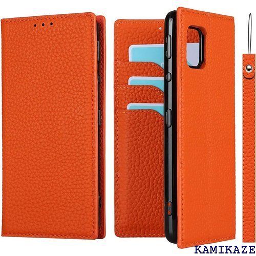 AQUOS sense5G / sense4 / se sense4 basic ケース手帳型 SH-41A SH-53A SHG03 ケース Pelanty 牛革製品 本革レザー 財布型カバー SH-RM15 SH-M17 カード収納 択 オレンジ 348