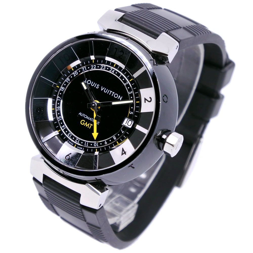 LOUIS VUITTON】ルイ・ヴィトン タンブール インブラックGMT Q
