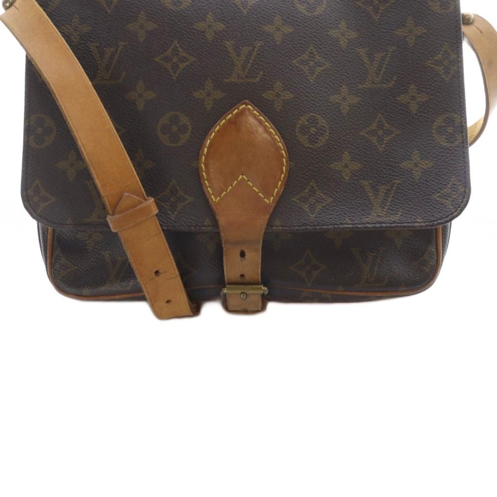 ルイヴィトン カルトシエール MM ショルダーバッグ 茶色 M51253