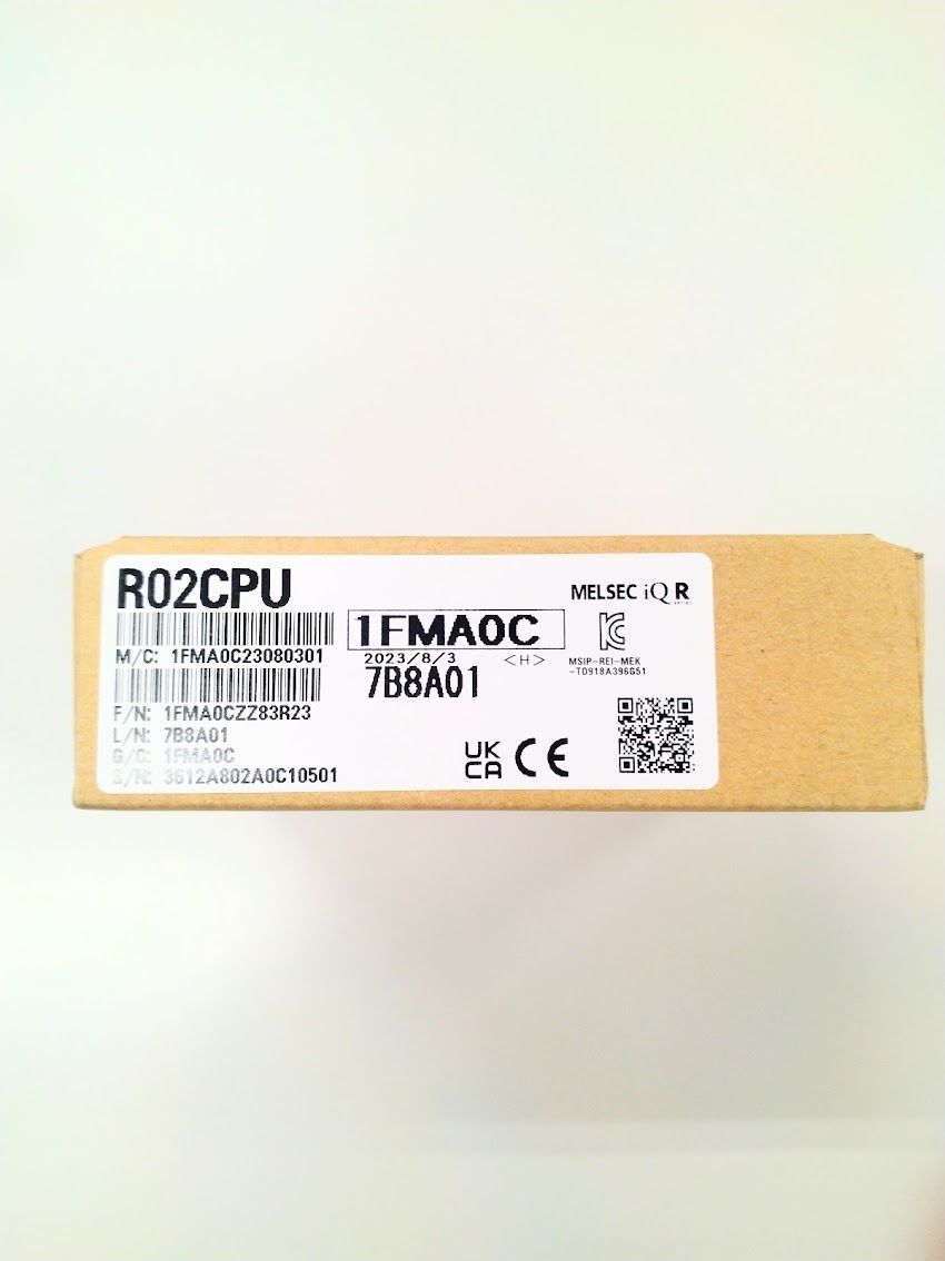 ~新品 新品/未使用 R02CPU CPUユニット 6ヶ月保証付き 正規代理店購入 三菱電機 シーケンサCPUユニット R02CPU Q02UCPU