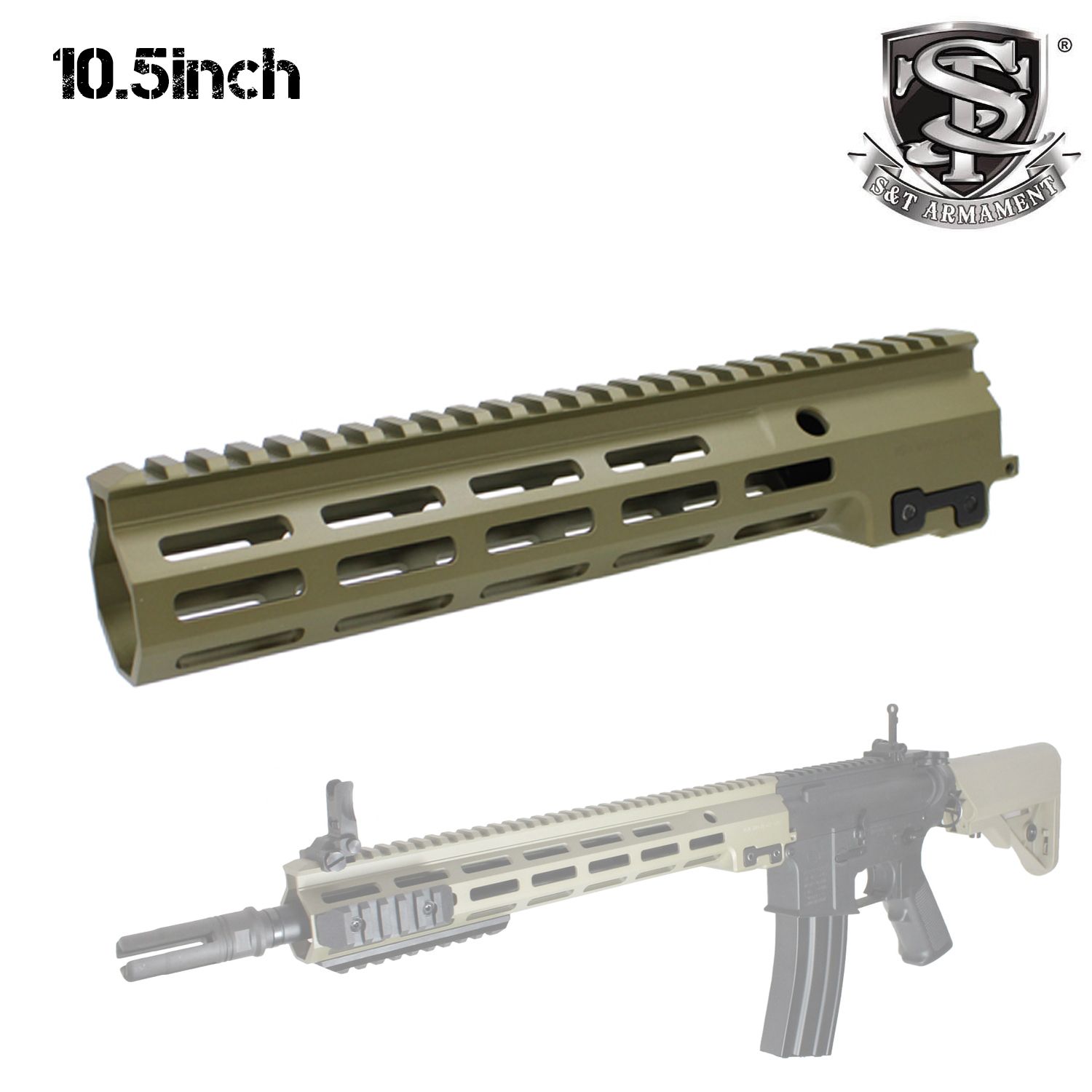 HAO Geissele URG-1/Mk16タイプ ハンドガード 13.5 HAO SMR MK16 M-LOK