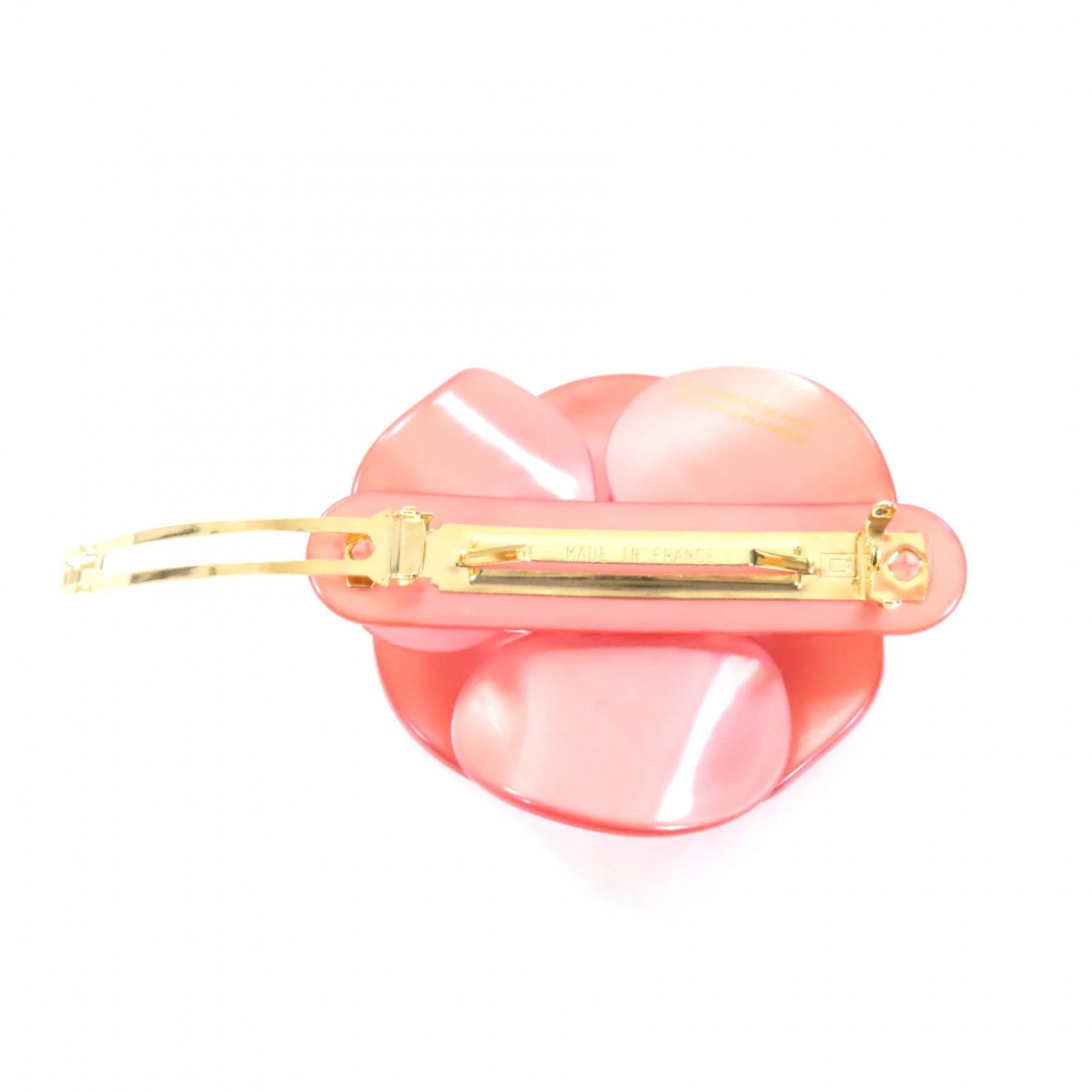 アレクサンドルドゥパリ カメリア バレッタ（ピンクスワロフスキー）美品 極美品☆ALEXANDRE DE PARIS アレクサンドル ドゥ パリ カメリア