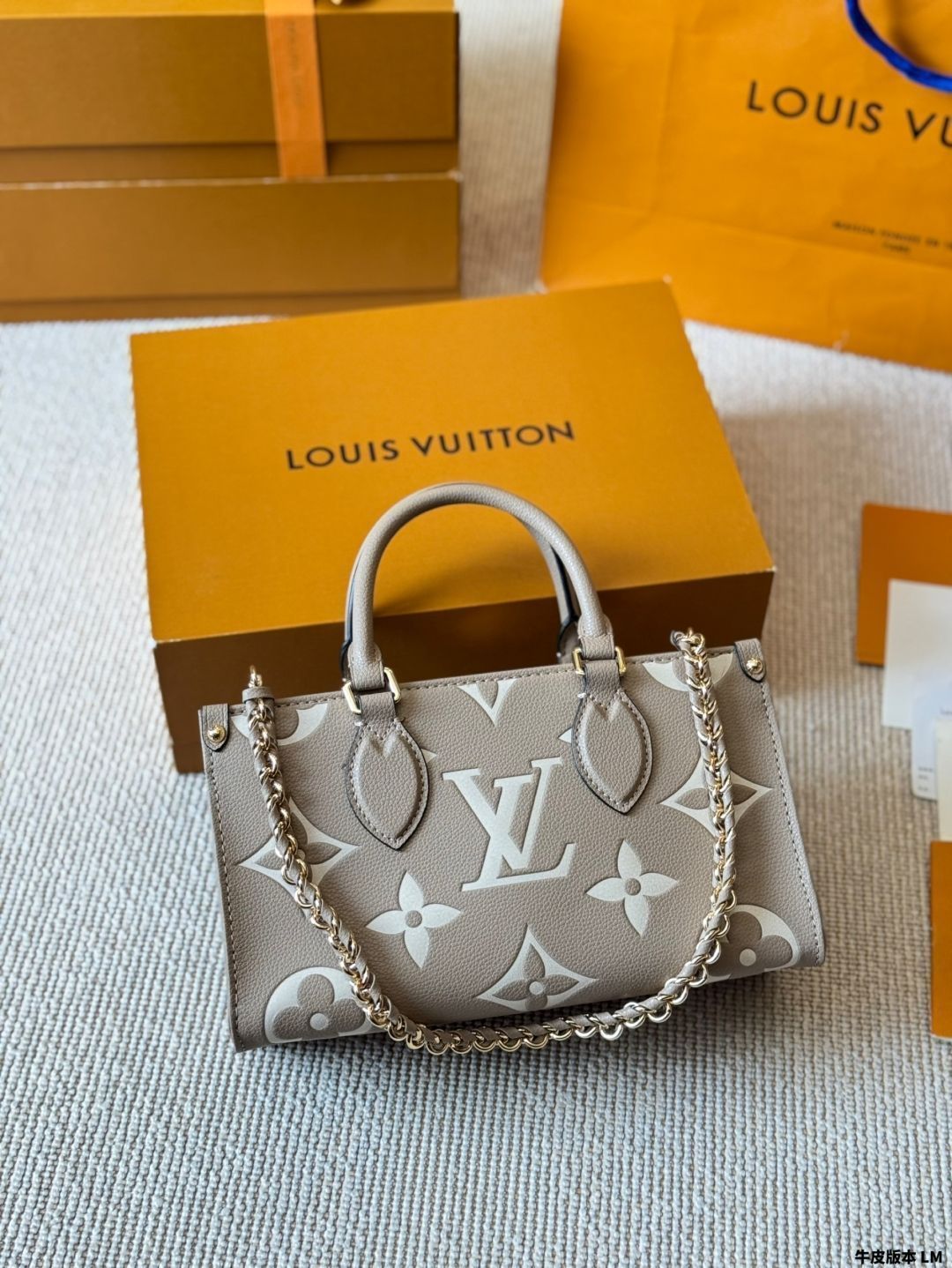 人気アイテムお得に購入！ 今日 LV ルイヴィトン Onthego East West オンザゴー イーストウェスト横型バッグ 25×15cm