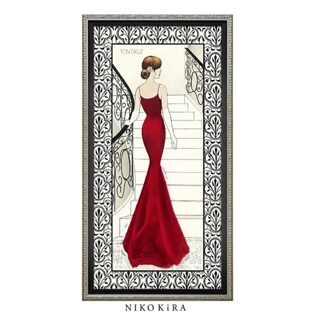 ヴィンテージフランス 木版ハンドプリント フレンチ花更紗ファブリック