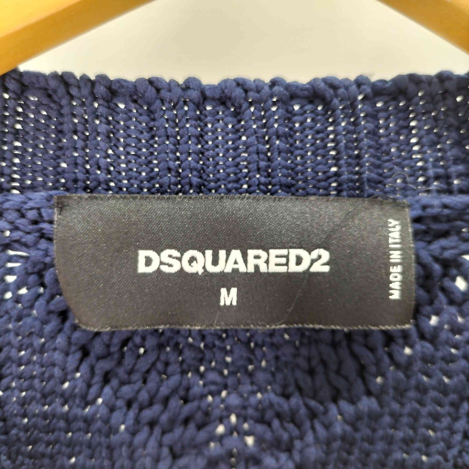 ディースクエアード DSQUARED2 MADE IN ITALY ケーブル編み ボーダー 