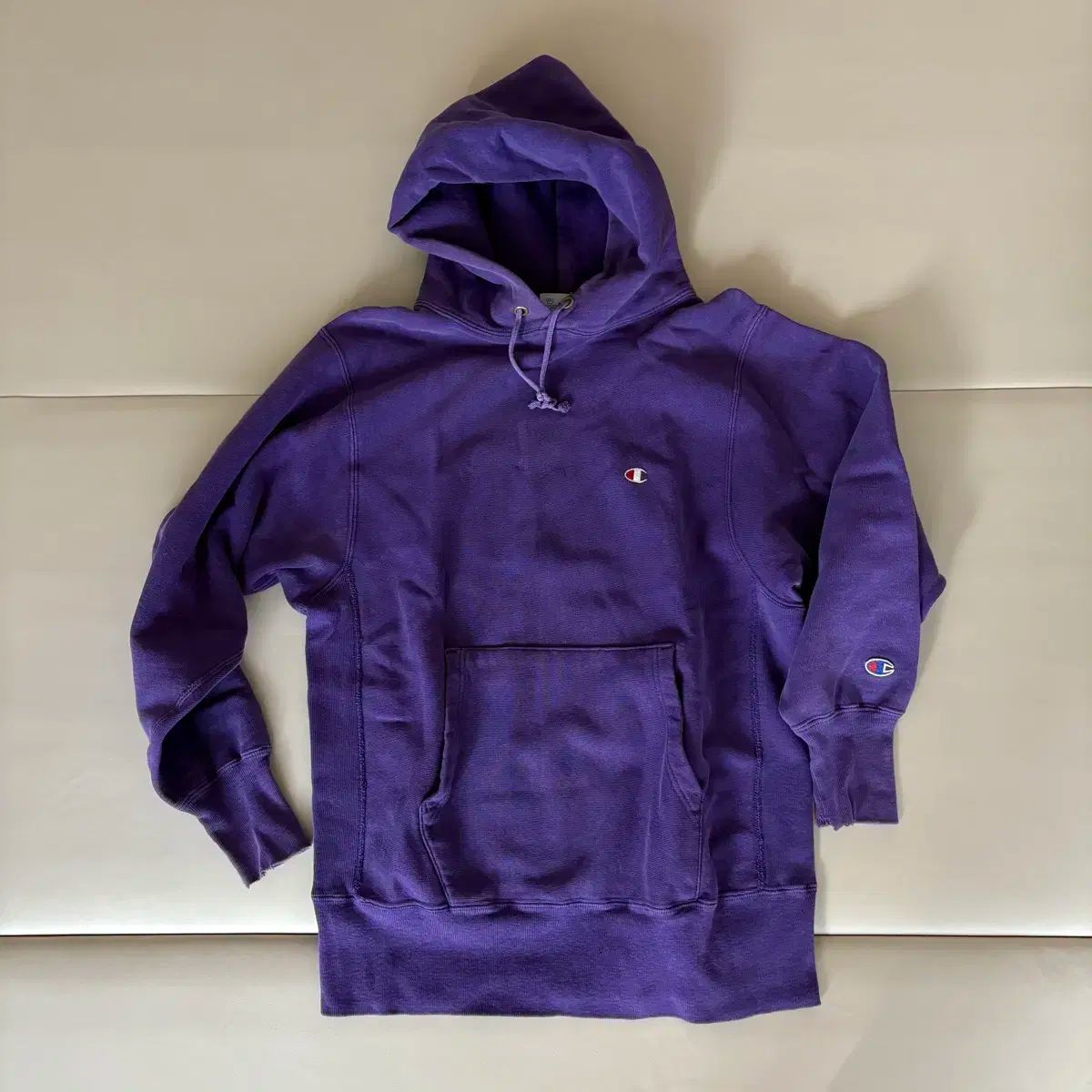 【雷市場（ポンジャン）商品韓国直送】 90s made in usa Champion(チャンピオン) リバースウィーブ フード スウェット L