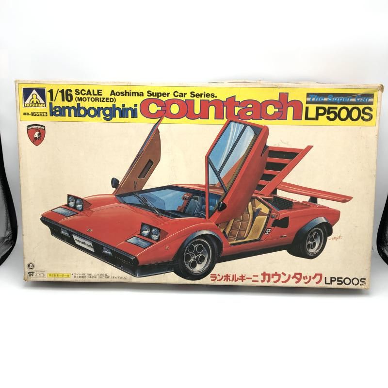 ランボルギーニ カウンタック LP500S 1/16スケール ランボルギーニ カウンタック LP500S (プラモデル) - ホビー