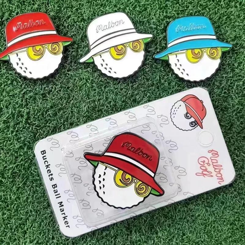 Malbon golf マルボンゴルフ クリップマーカー マグネット ３個セット