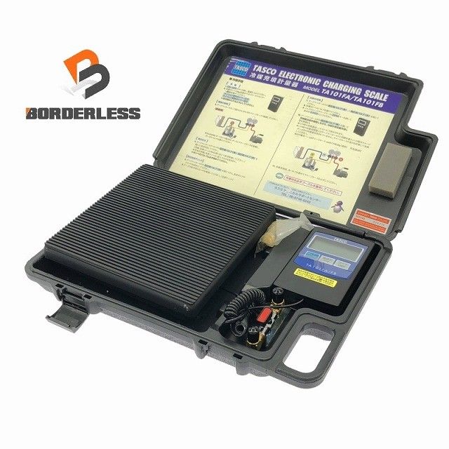 品 TASCO タスコ 高精度エレクトロニックチャージャー TA101FB ケース付 チャージングスケール フロンガス充填量 測定器