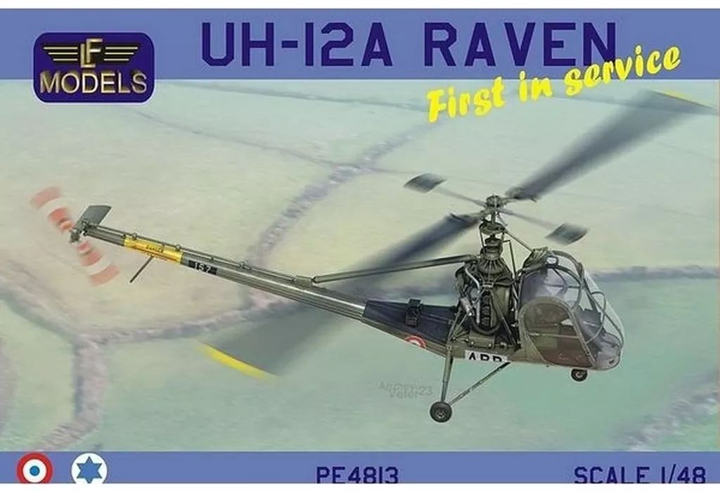 プラモデル 1 48 ヒラー UH-12A レイヴン フランス イスラエル LFMPE4813