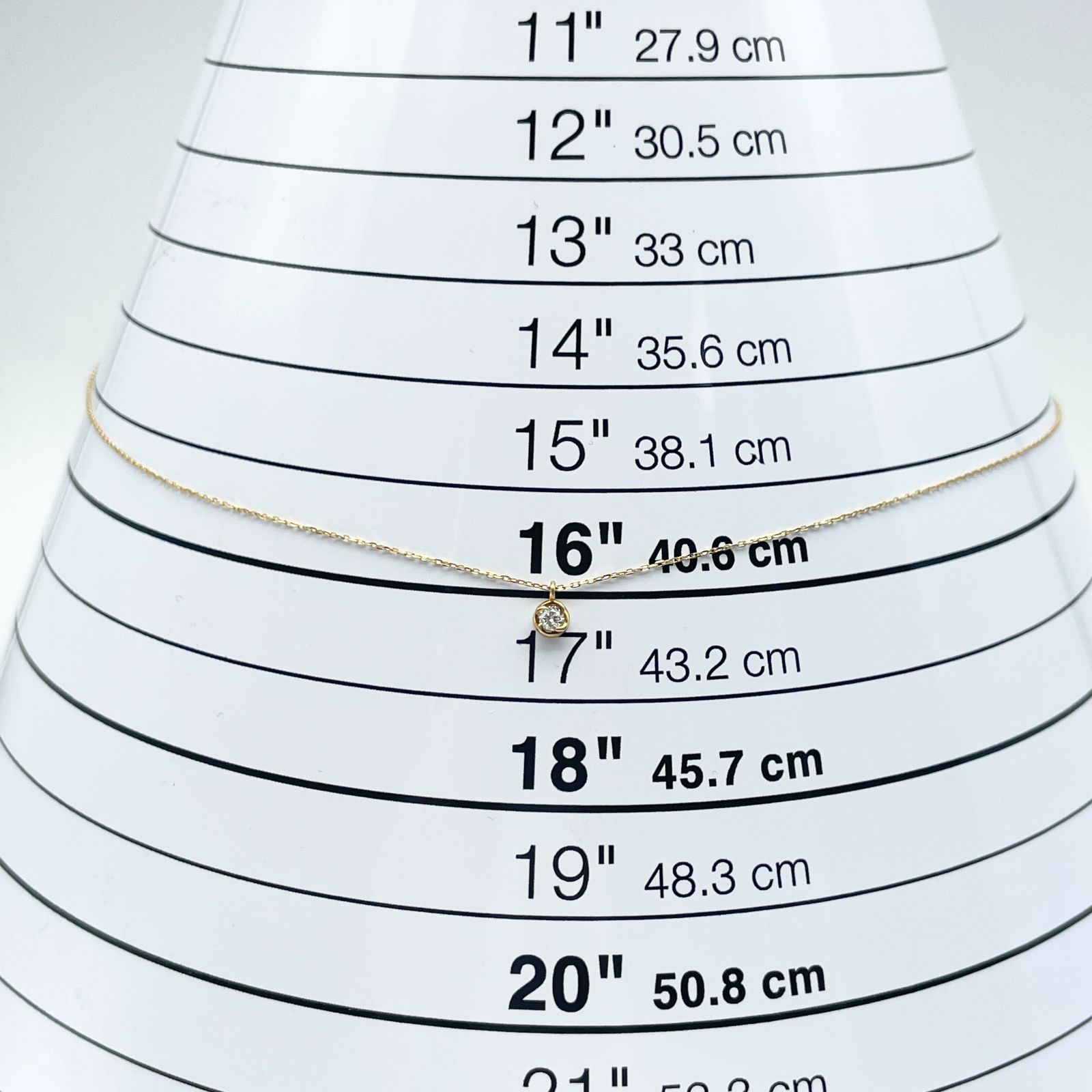 アーカー K18 一粒 ダイヤ ネックレス/24-4011 - メルカリ 