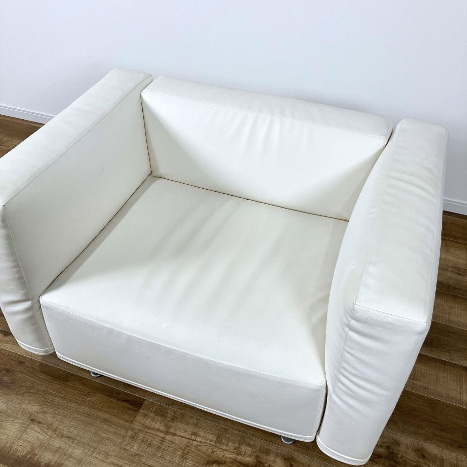 Cassina 1798 GRANDANGOLO SOFA 1P WHITE カッシーナ グラン