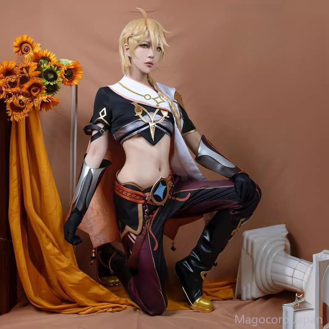 コスプレ衣装原神空ゲームコスチューム男旅人二次元アニメ騎士